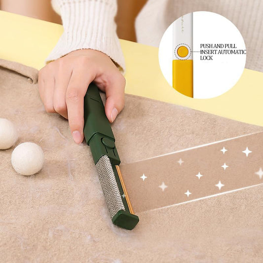 Clothes Hair Removal Brush Electrostatic Shaver Clothes Hair Removal Ball Removal Artifact Household Washing Long Handle Pet Hair Sticker