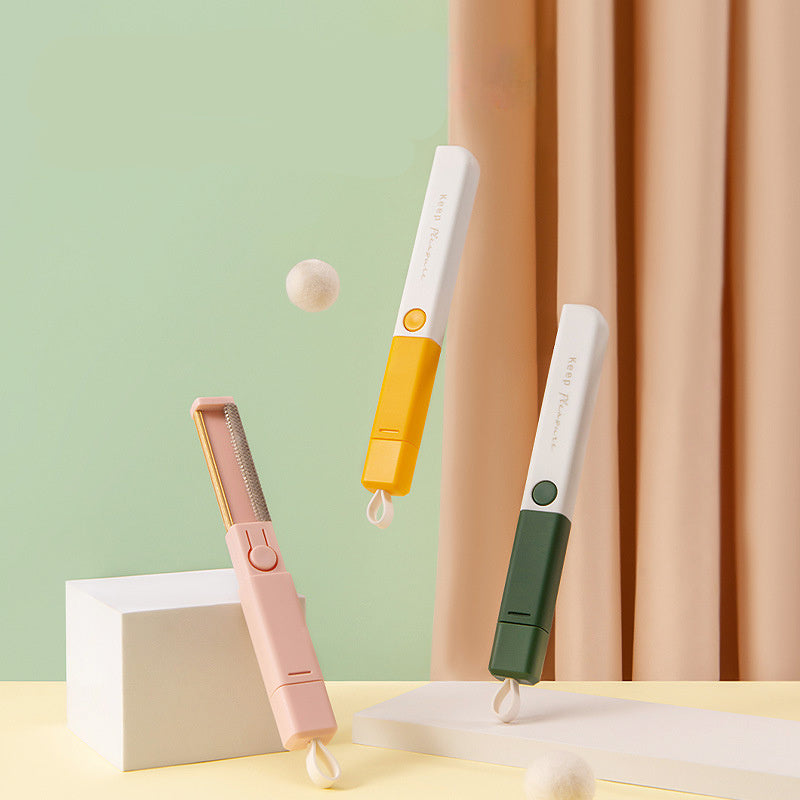 Clothes Hair Removal Brush Electrostatic Shaver Clothes Hair Removal Ball Removal Artifact Household Washing Long Handle Pet Hair Sticker